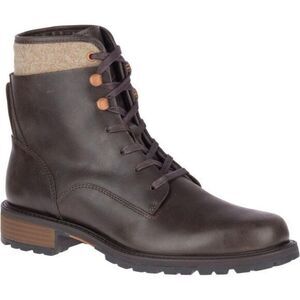 NEW Merrell Womens Boots Olivia Dark Legacy Lace Waterproof‎ Espresso Siz…